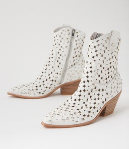 DENNIA MI WHITE LEATHER