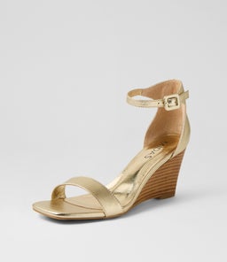 HALLAY MI PALE GOLD NATURAL HEEL LEATHER
