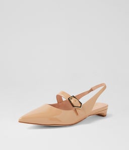 DELAN MI NUDE PATENT LEATHER