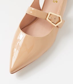 DELAN MI NUDE PATENT LEATHER