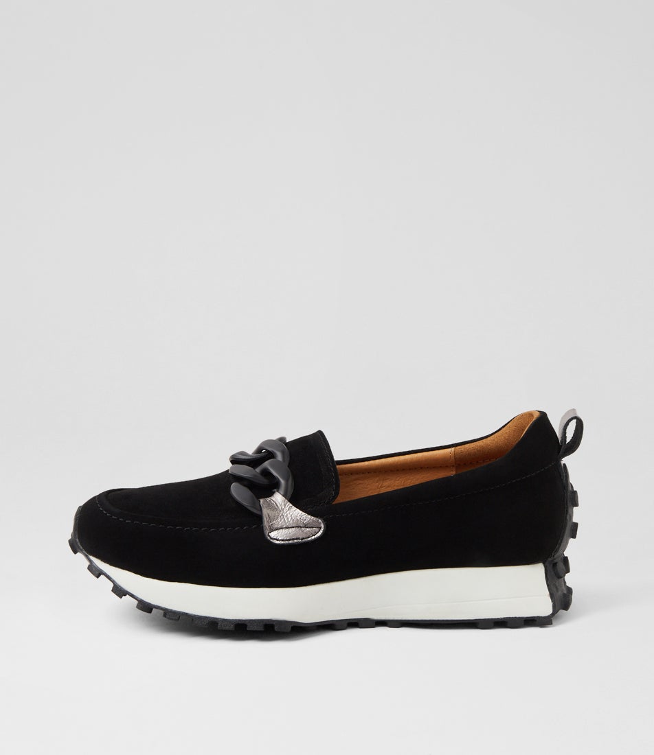 Orion Black Suede Sneakers