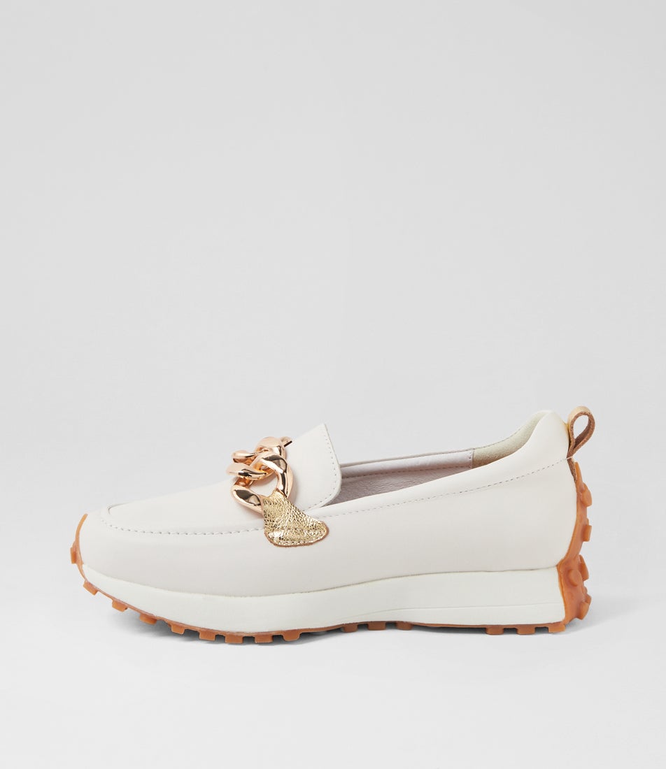Orion White Leather Sneakers Orion White Leather Sneakers