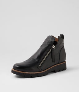 DOTTLE MI BLACK BLACK SOLE LEATHER