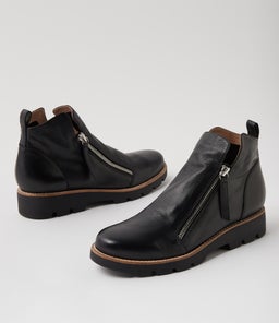 DOTTLE MI BLACK BLACK SOLE LEATHER