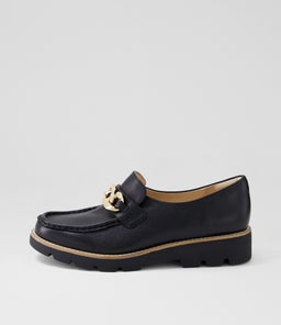 DRIZZA MI BLACK BLACK SOLE LEATHER