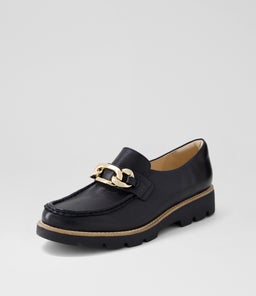 DRIZZA MI BLACK BLACK SOLE LEATHER
