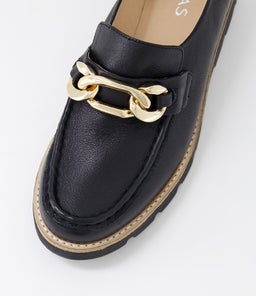 DRIZZA MI BLACK BLACK SOLE LEATHER