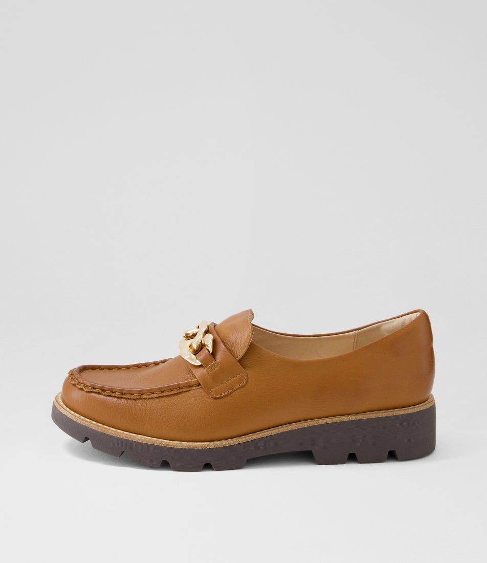 Drizza Drambuie Choc Leather Loafers