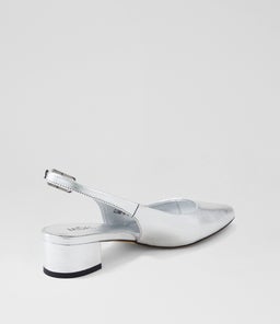 CLEMME MI SILVER TEXTURED LEATHER