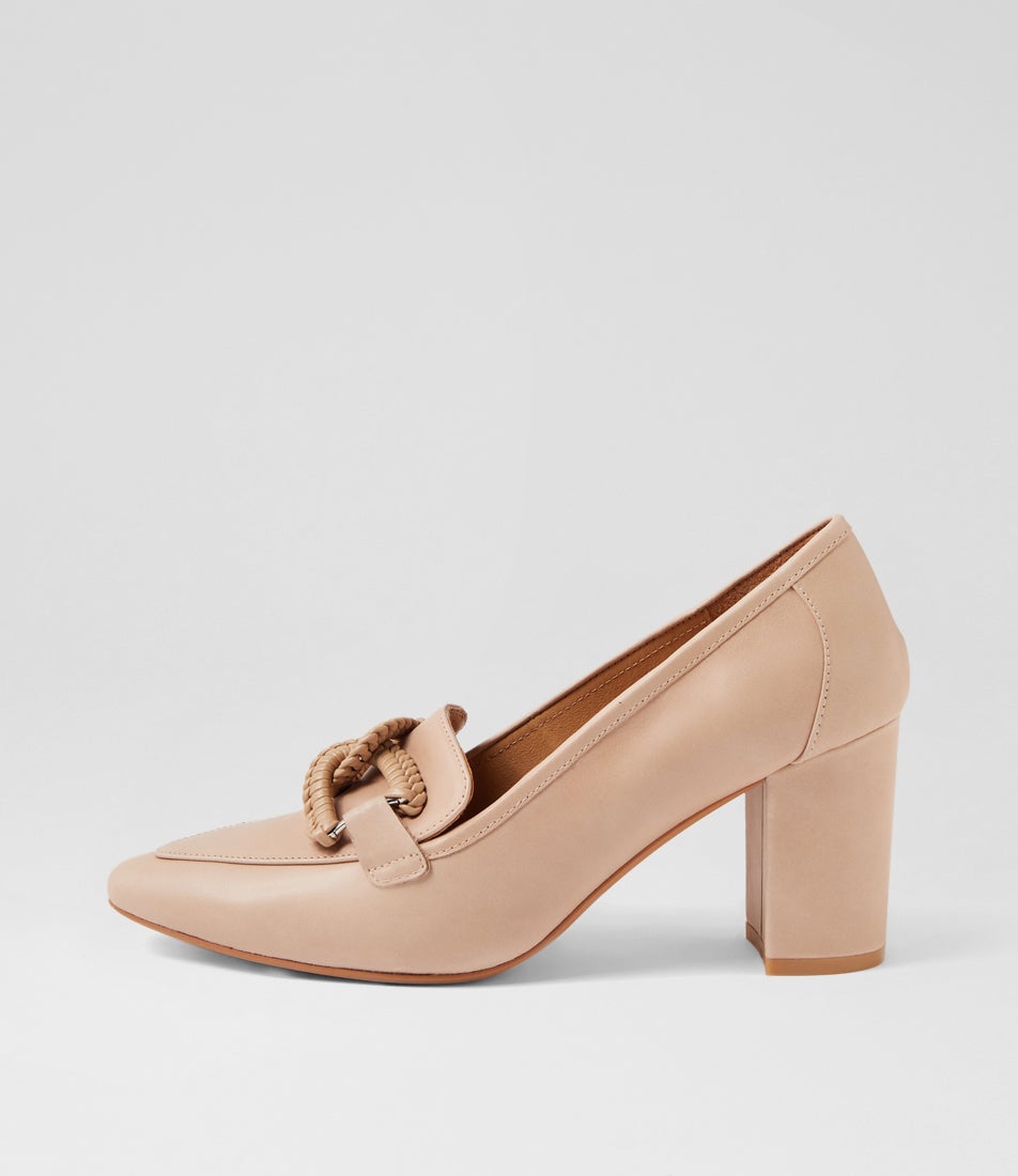 Sunsheen Latte Leather Heels Sunsheen Latte Leather Heels