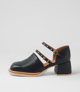 ACCESSA MI NAVY TUMBLE LEATHER