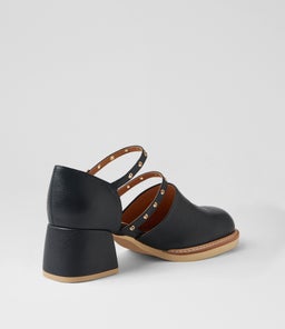 ACCESSA MI NAVY TUMBLE LEATHER