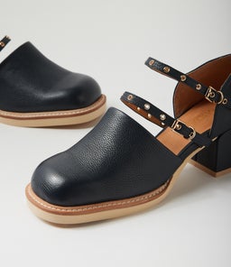 ACCESSA MI NAVY TUMBLE LEATHER