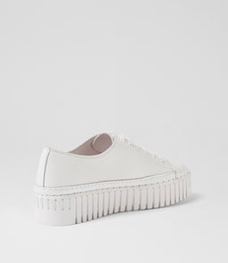 BEGUILE MI WHITE WHITE LEATHER TUMBLE LEATHER