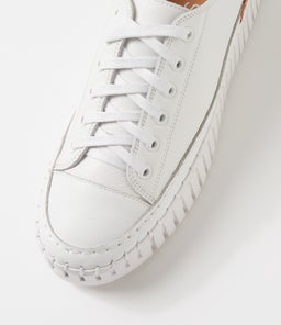 BEGUILE MI WHITE WHITE LEATHER TUMBLE LEATHER