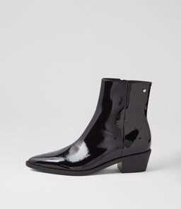 DEBONAIR MI BLACK BLACK HEEL PATENT LEATHER