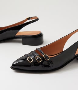 ESHINO MI BLACK PATENT LEATHER