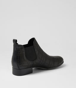 FRENN MI BLACK BLACK HEEL LEATHER