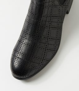 FRENN MI BLACK BLACK HEEL LEATHER