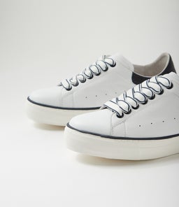 FALLIM MI WHITE NAVY LEATHER
