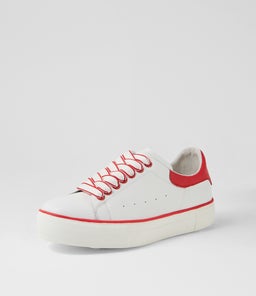FALLIM MI WHITE RED LEATHER