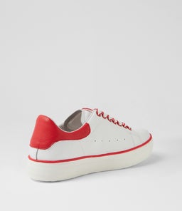 FALLIM MI WHITE RED LEATHER