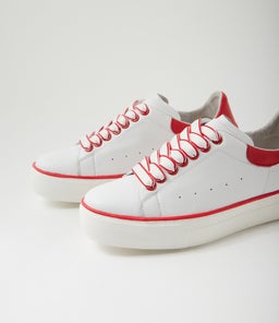 FALLIM MI WHITE RED LEATHER