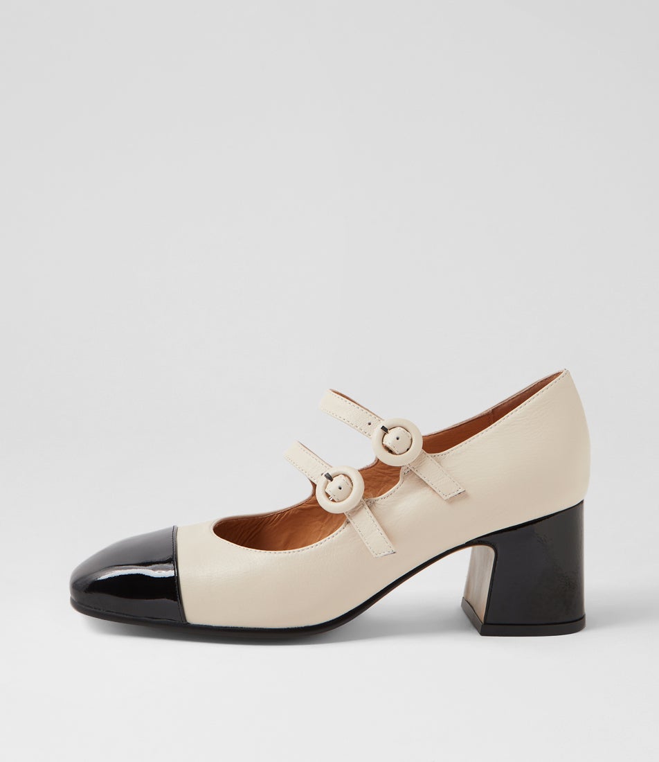 Kutesy Black Milk Patent Leather Mary Jane Heels