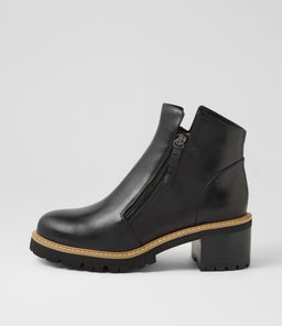 MCGILL MI BLACK BLACK HEEL LEATHER