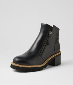 MCGILL MI BLACK BLACK HEEL LEATHER