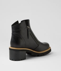 MCGILL MI BLACK BLACK HEEL LEATHER