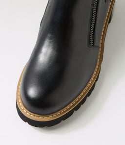 MCGILL MI BLACK BLACK HEEL LEATHER