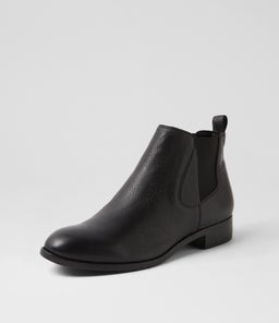 NUROAD MI BLACK BLACK HEEL LEATHER