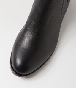 NUROAD MI BLACK BLACK HEEL LEATHER