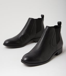 NUROAD MI BLACK BLACK HEEL LEATHER