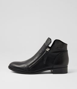 NYCER MI BLACK BLACK HEEL LEATHER