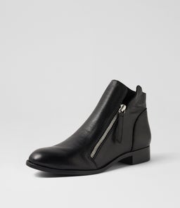 NYCER MI BLACK BLACK HEEL LEATHER