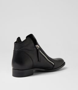 NYCER MI BLACK BLACK HEEL LEATHER