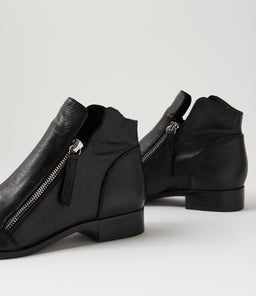 NYCER MI BLACK BLACK HEEL LEATHER