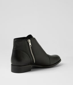 NIGGLEY MI BLACK BLACK HEEL LEATHER