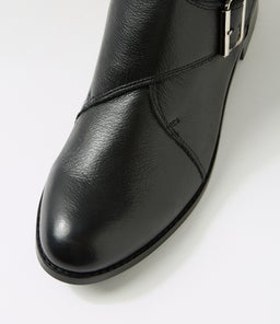 NIGGLEY MI BLACK BLACK HEEL LEATHER