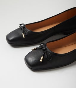 PANIMA MI BLACK BLACK HEEL LEATHER