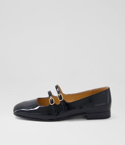PRISS MI BLACK BLACK HEEL PATENT LEATHER