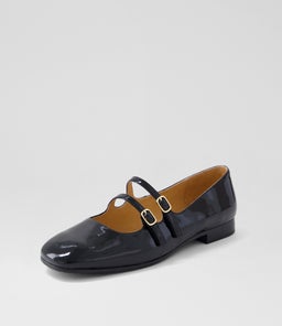 PRISS MI BLACK BLACK HEEL PATENT LEATHER