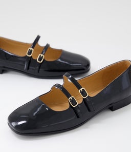 PRISS MI BLACK BLACK HEEL PATENT LEATHER