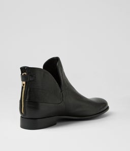QUEENOF MI BLACK BLACK HEEL LEATHER