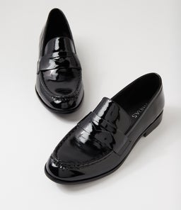 QUACKA MI BLACK BLACK HEEL PATENT LEATHER