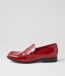 QUACKA MI DK RED PATENT LEATHER