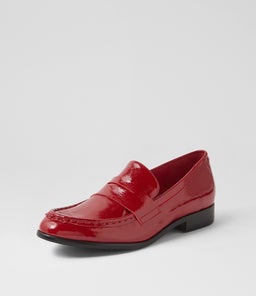 QUACKA MI DK RED PATENT LEATHER