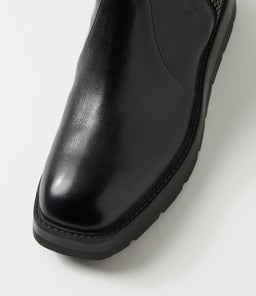 TOMKAT MI BLACK BLACK&BLACK LEATHER SOLE
